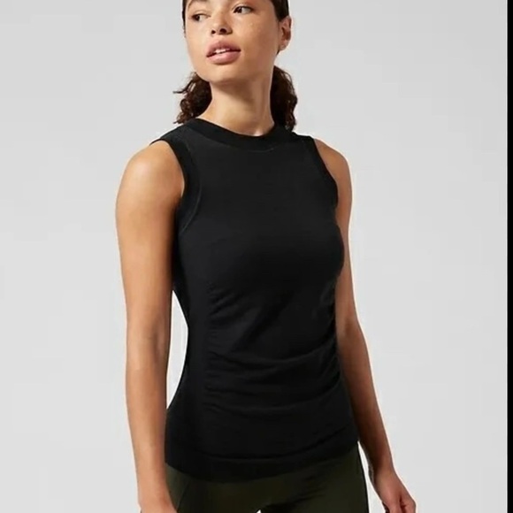 Athleta black Foresthill Ascent Seamless tank XS - Picture 1 of 4
